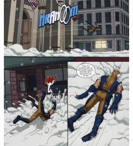 This page from "Runaways" is a bit of a mystery...the mystery being why this doesn't happen to Wolverine more often.